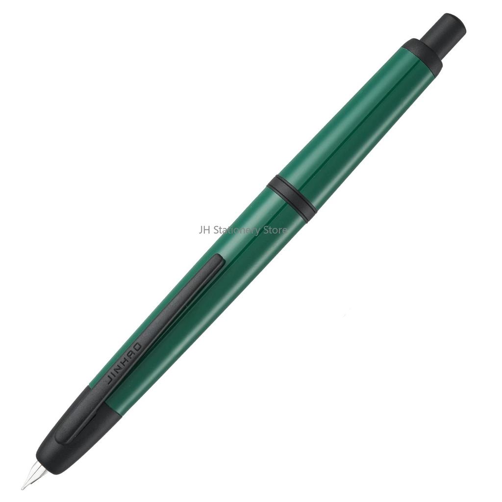 JINHAO 20 Нажимная перьевая ручка Выдвижное перо EF/F Пластик С клипсой Школьные принадлежности Упаковка 10 шт. A1 Канцелярские товары Конвертер для чернил