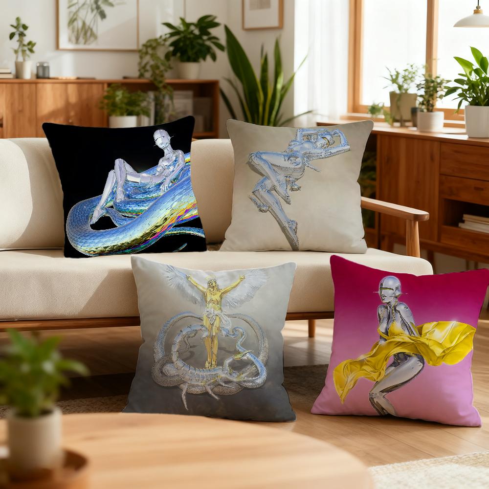 SSorayamas Art HHajime Cool cushion cover Decoration Room Car Home Office Coffee Pillow Sofa Printing Nordic Simplicity Hit
