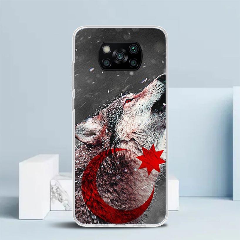 Турция Турецкий флаг Чехол для телефона Для Xiaomi Poco F7 Ultra X5 X6 X7 Pro M7 Redmi 15C 15 13C 13 12C 12 10C 10 10A 9 9C 9A 9T Чехол P
