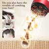 Electric Vibration Massage Comb Red Light Therapy Hair Growth Massage Scalp Brush Anti Hair Loss Liquid Oil Applicator Hair Care