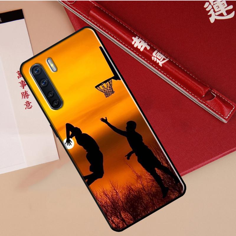 Чехол для баскетбола для Oppo A60 A98 A58 A78 A18 A38 A80 A40 A77 A57 A17 A74 A54 A94 A96 A76 A16 A15 A5 Pro