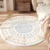 Ковры в богемном стиле для спальни Ретро украшение гостиной круглый ковер Пушистый мягкий прикроватный плюшевый коврик Толстый повседневный напольный коврик