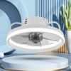 55W Smart Ceiling Fan Fans With Remote Control Dimmable Silent Ceiling Fan 6 Speeds Timing Air Invisible Blades Silent Ceiling