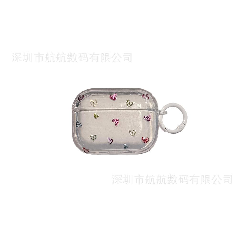 ins color love pendant is suitable for airpodspro1st generation bluetooth protective case 1st generation apple 1st generation earphone case