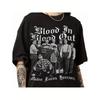 Men's Vintage 90s Blood In Blood Out BIBO & Datos Locos Forever Print Unisex T-Shirt - Heavy-Duty Retro Gang Film Graphic Tee, Chicano Streetwear Top,