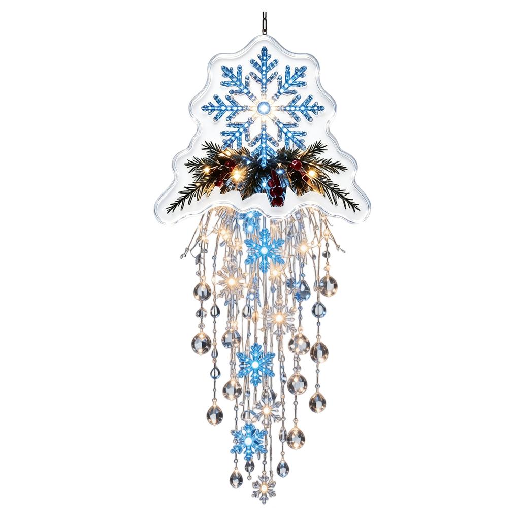 Christmas Lights, 2D Decorative Holiday String Lights for Home Party Décor and Seasonal Decorations