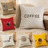 Cafe and Theater Casual Matching Pillow Case Printing Pillowcase Living Room Sofa Cushion Cover Bedroom Room Decor