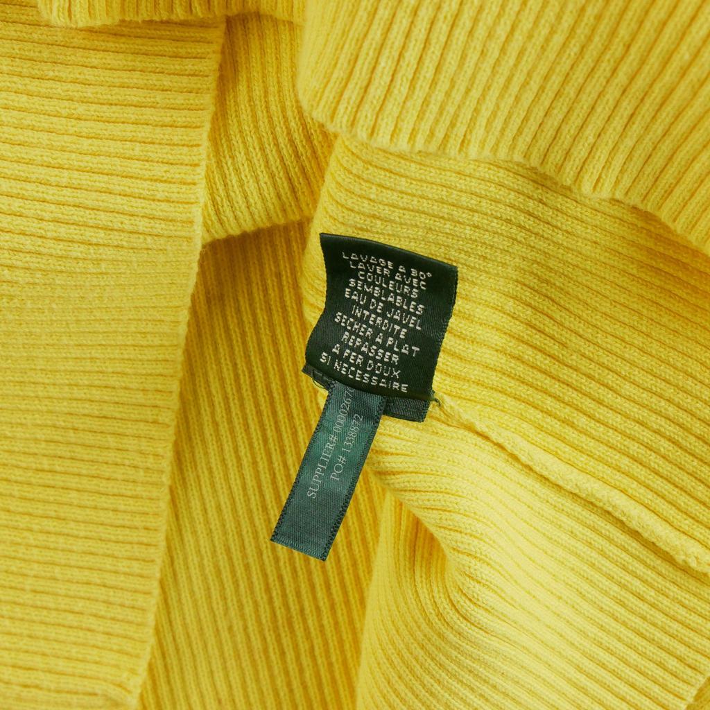 Seconde vie - Pull Femme col roulé Jaune - Bon état