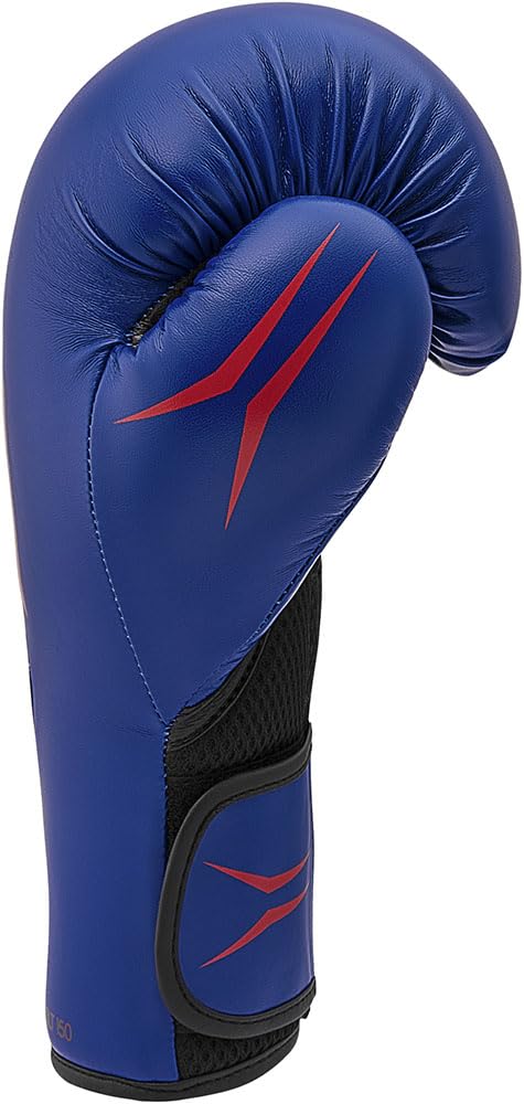 Adidas Боксерские тренировочные перчатки Combat Sports Speed Tilt 150, 8 унций, SPD150TG, Королевский/Матовый черный/Солнечный,
