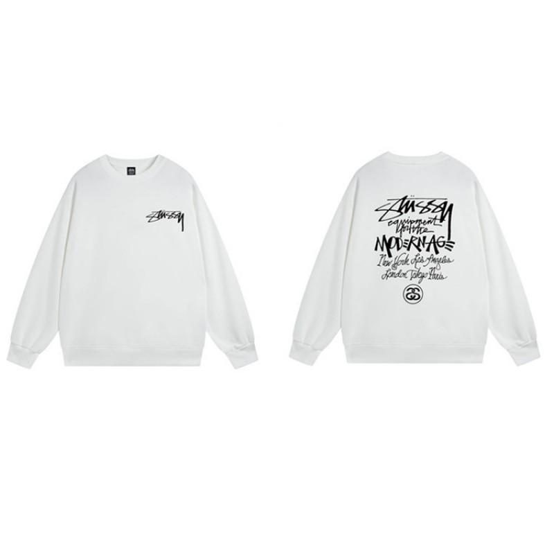 Unisex Oversized Crewneck Fleece-Lined Cotton Sweatshirt With Dice Letter Print Winter Casual Wear