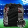 Soccer Football Storage Bag Black Large Ball Bag Mesh Soccer Ball Bag Drawstring Bags Storage Basketball Volleyball Baseball Single Shoulder Ball Bag