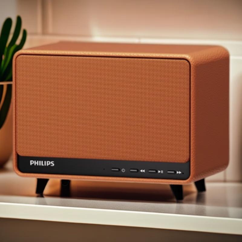Philips TAS6500 Ретро Bluetooth Настольная колонка CN вилка (адаптер в комплекте) (Китайская версия)