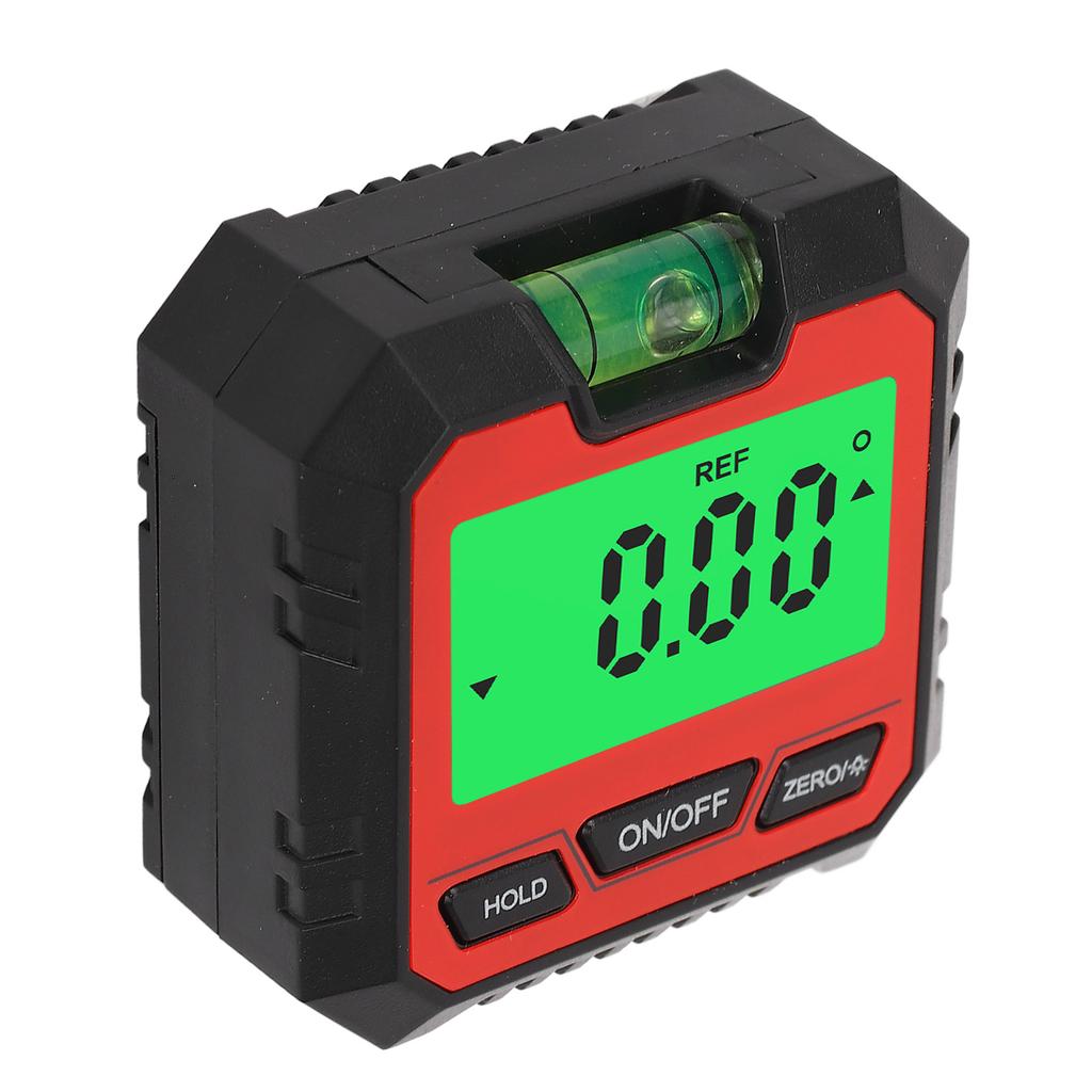 Digital Box Backlit LCD Display Magnetic Base 4 X 90 degrees Angle Gauge Meter Finder Protractor for Automotive Motorcycle