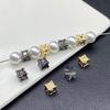 Квадратные бусины-разделители с высокой сохранностью цвета для DIY-браслетов из хрусталя, низания бусинных веревок для рукоделия.
