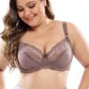 Thin Cup Bras for Women With Wired Sexy Lace Lingerie Plus Size Underwear 38D-48 D Cup