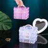 Three Layer 18 Grid Portable Storage Box, Toy Parts, Medicine Accessories Storage Box, Cosmetics, Toy Storage Box