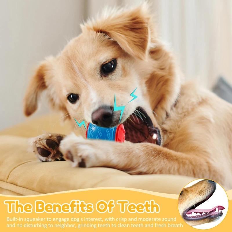Мягкие TPR интерактивные обучающие игрушки для собак для чистки зубов маленьких и больших собак, устойчивые к укусам, скрипящие мячи для домашних животных, игрушки