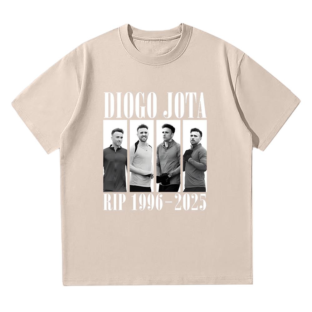 Футболка с принтом Diogo Jota Rip Футболка Diogo Jota RIP 19962025 Ретро Футбол Футбол Фанаты Футбола Спортивная Футболка для Фанатов Футбола Хлопковый Топ Унисекс