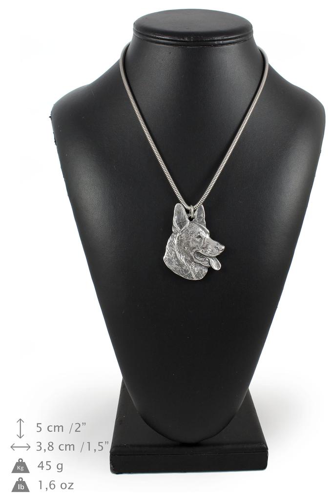 German Shepherd Dog, Alsatian Wolf Dog – Dog necklace, unique jewellery for the dog fan | Art-Dog
