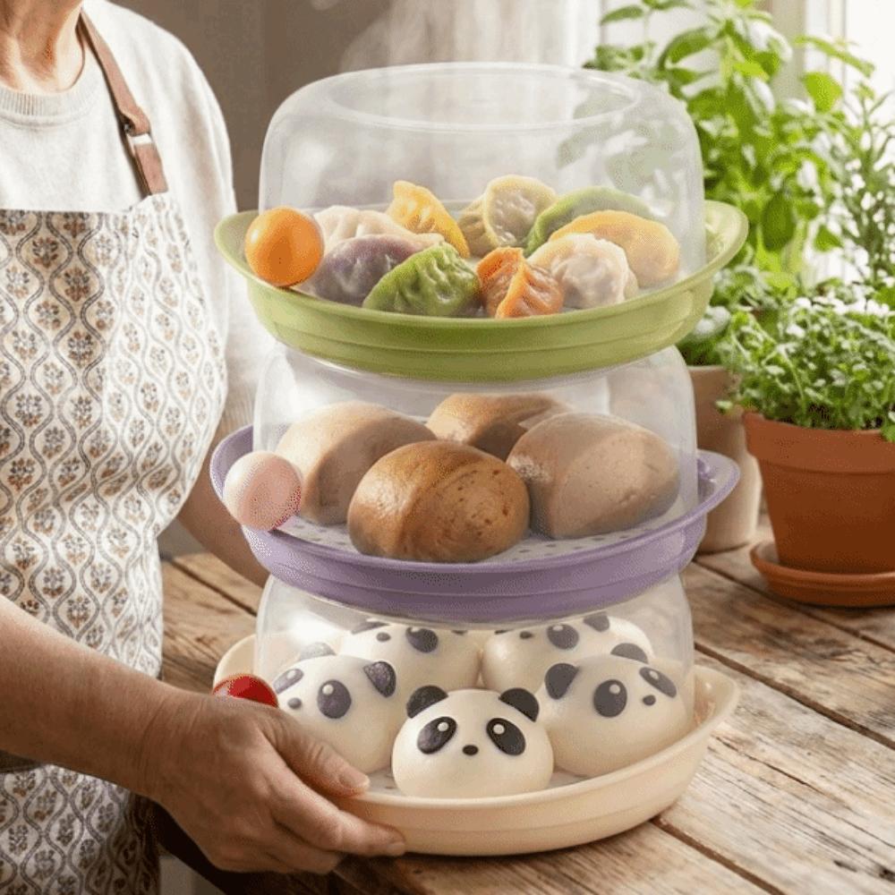 Food Grade Microwave Heating Steamer Quick Cookware Rice Steamer Microwave Steamer Kitchen Use