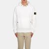 STONE ISLAND FW23 Свитшот с капюшоном и длинными рукавами с однотонным логотипом Мужской свитшот Белый 791561720-V0001