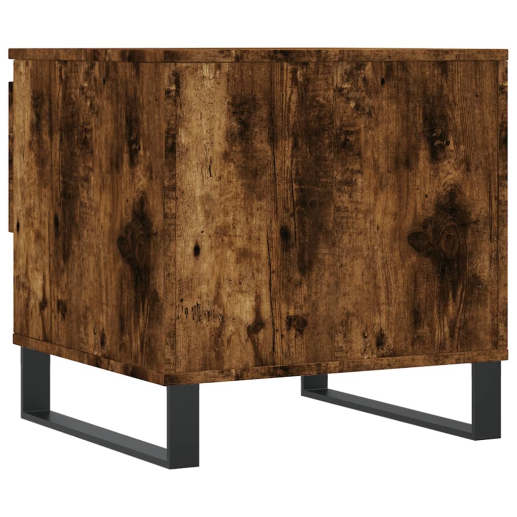 Coffee Tables 2 pcs Smoked Oak 50 x 46 x 50 cm Wood Based Material