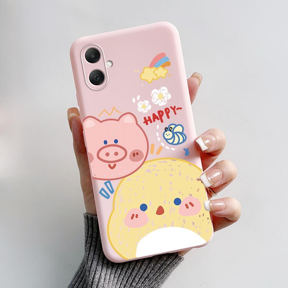 Чехол для Samsung Galaxy A06 A065F A065M Милый Кот Мультяшный Медведь Лягушка Мягкий Силиконовый Задний Чехол для Samsung A06 SamsungA06 4G Чехол