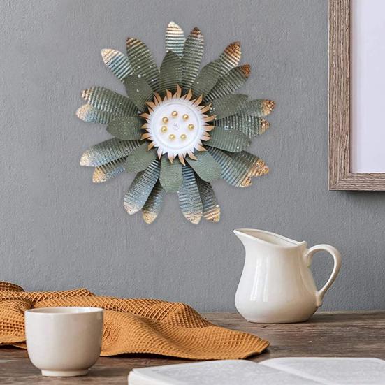 3D Металлический Цветочный Декор Стены Устойчивая к Погодным Условиям Прочная Железная Цветочная Стена