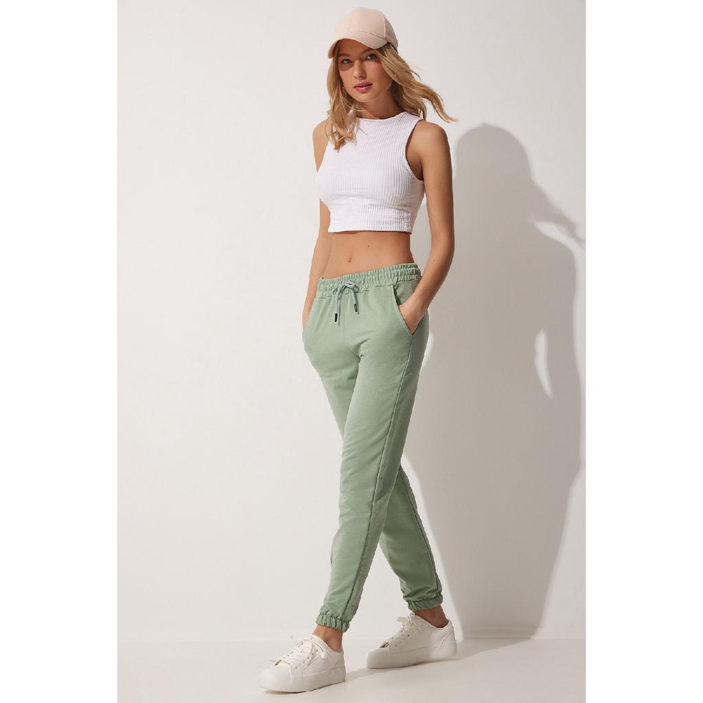 Women's Gray Pocket Sweatpants Cr00327