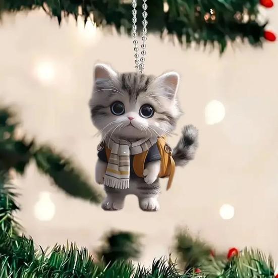 Идеальный подарок для тех, кто любит персонализировать свои рождественские украшения или как уникальный автомобильный аксессуар, прекрасное дополнение к вашим елочным украшениям, идея