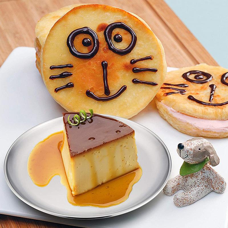 1 шт., тарелка для барбекю, круглая тарелка, тарелка с фруктами и овощами, золотая, серебряная, цвет из нержавеющей стали