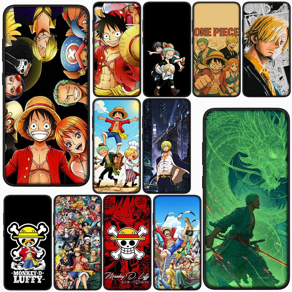 Cover for Apple iPhone 16 15 14 11 Pro Max 6 7 8 Plus + SE2 SE3 SE 2022 2020 8+ Phone Case Luffy One Pieces Zoro Sanji