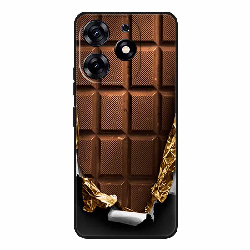 Милые Животные Мягкий Силиконовый TPU Чехол для Телефона Tecno Spark 20 Pro - Легкий и Ударопоглощающий Защитный Задний Чехол