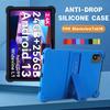 For Blackview Tab18 12 Inch Tablet Case Shockproof Airbags Soft Silicone Ajustable Stand Soft Silicon Stand Protective
