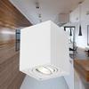 Plafonnier alu GAMA-8010D carré GU10 35W Blanc
