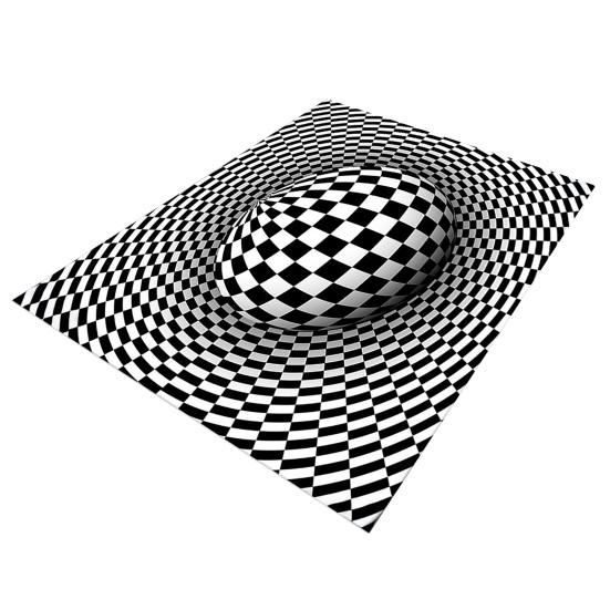 3D Вихревой Оптический Обман Ковер Визуальное Головокружение Ковер Области Реалистичный Вихрь Черно-Белый Придверный Коврик Нескользящий Коврик для Пола для Гостиной Спальни Прихожей