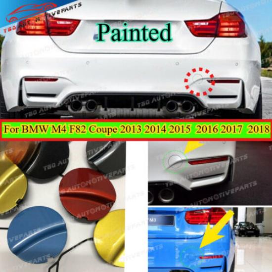 PAINTED Rear Bumper Tow Hook Cover for BMW M4 F82 Coupe 2013 2014 2015 - 2018