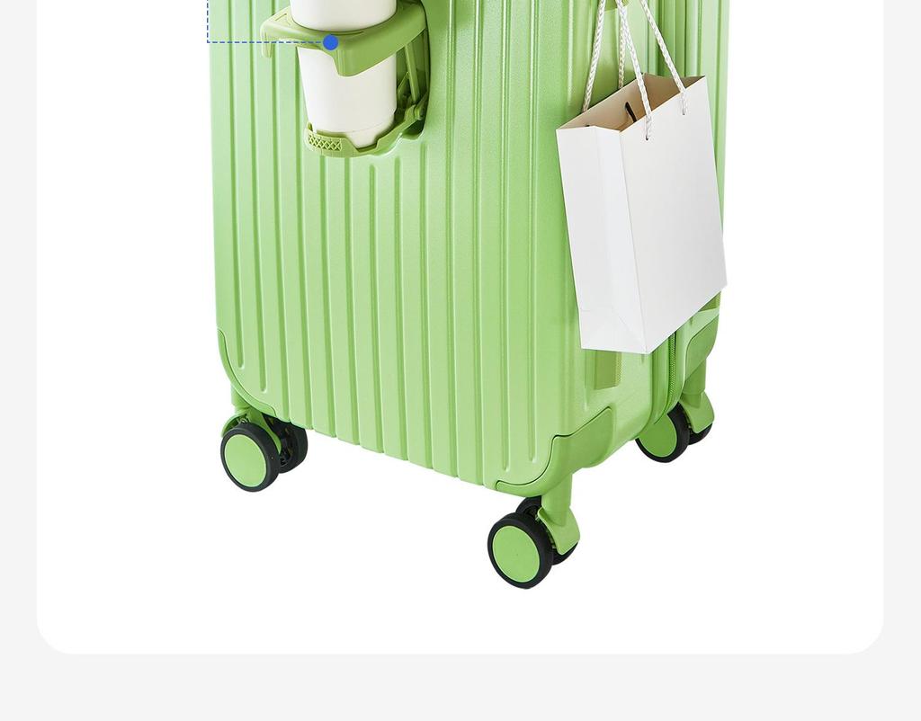 Бесплатная доставка: 20-дюймовые и 24-дюймовые многофункциональные чемоданы на колесах с передним открыванием и широкими ручками