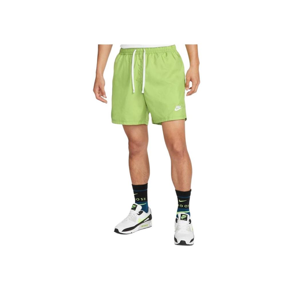 Nike Sport Essentials Solid Color Drawstring Straight-Leg Shorts Men Bottoms Green DM6830-332