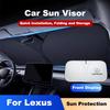 DMTZ1 Car Windshield Sunshade Cover Sun Visor UV Protector for Lexus ES300 RX330 RX300 GS300 IS250 IS200 CT200h IS300 NX RX LX GX GS