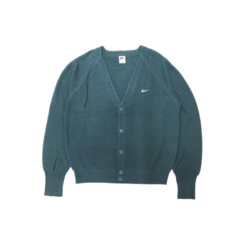 Nike Мужской вязаный кардиган SB Skateboarding свободного кроя, бирюзово-зеленый DQ6307-379
