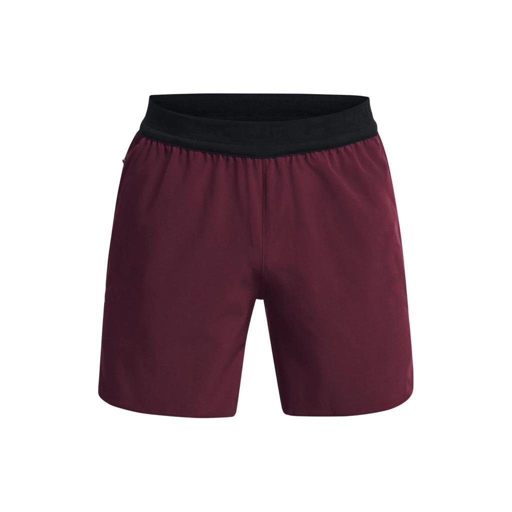 Under Armour Спортивные шорты Peak Solid Color с эластичной талией, мужские шорты темно-коричневого цвета, красные 1376782-600