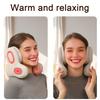 Дорожная подушка для шеи с Bluetooth-совместимой гарнитурой с шумоподавлением, U-образная, из пены с эффектом памяти, подушки для самолета, дома, в полете, для поддержки головы в автомобиле, с подогревом