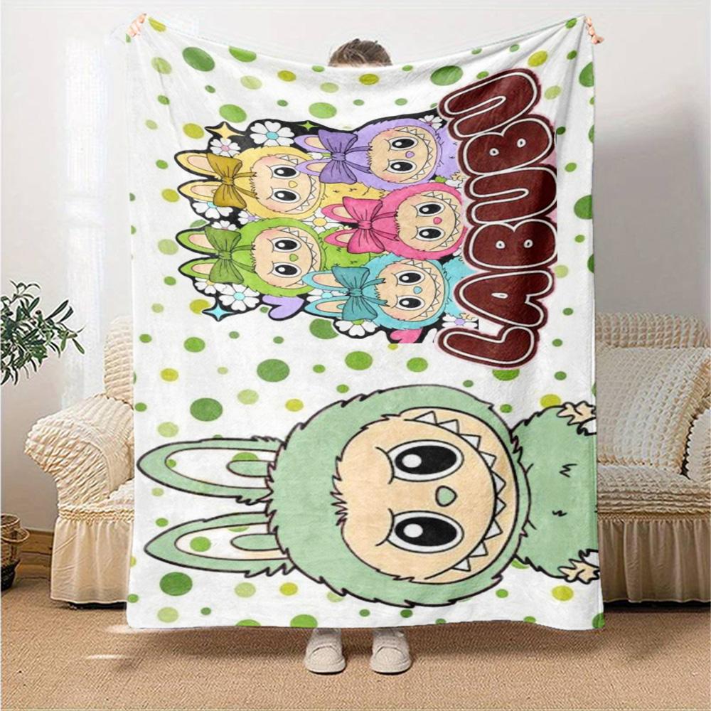 Labubu Blanket Ultra-Soft Perfect for Couch Seaside Chair All-Season Use Digital Print Ideal Gift For Birthday Valentine'S Day