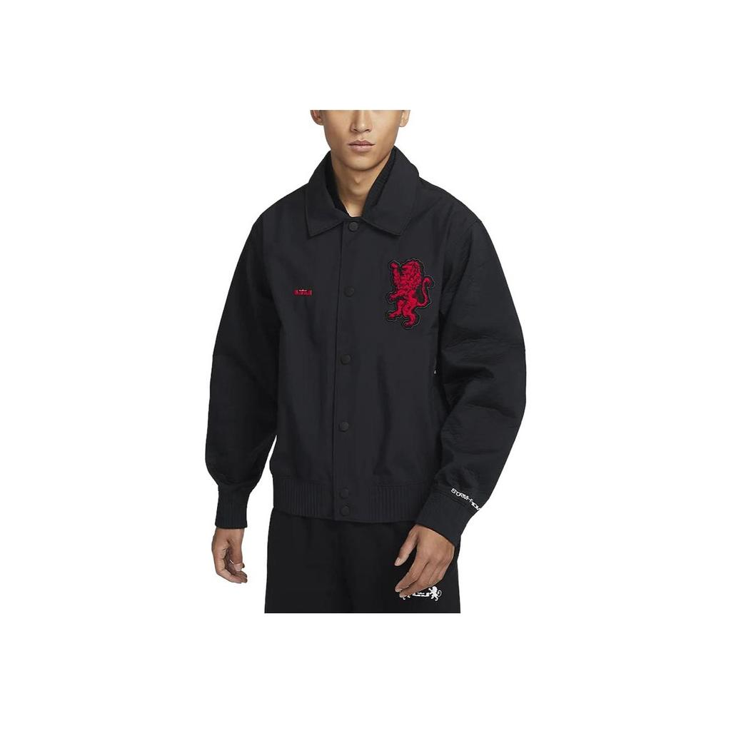 Nike Storm-Fit LeBron Adv вышитый дизайн ветрозащитная водонепроницаемая повседневная куртка мужская куртка черная FB7126-010