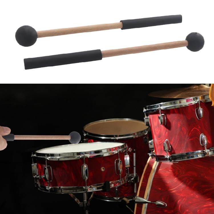 2pcs Ethereal Drumsticks Round Head Drum Sticks Hammer Small Musical Drumsticks
