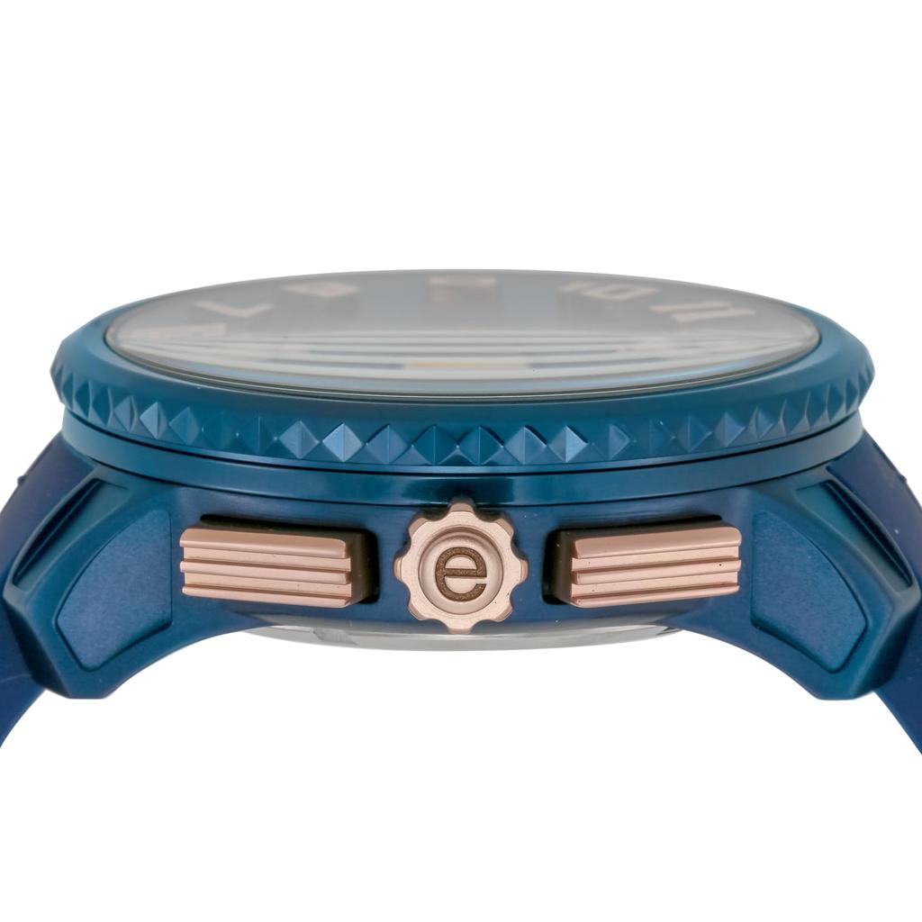 Watch Navy Dial Aluminum Mineral Glass Quartz 51MM Watch TY146008 Regular Imported Product [Tendence] Men's