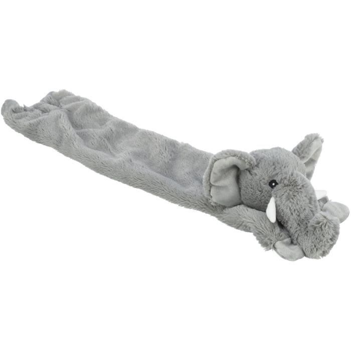 Jouet peluche - Trixie - Éléphant - Gris - Pack de 2 - Pour chien