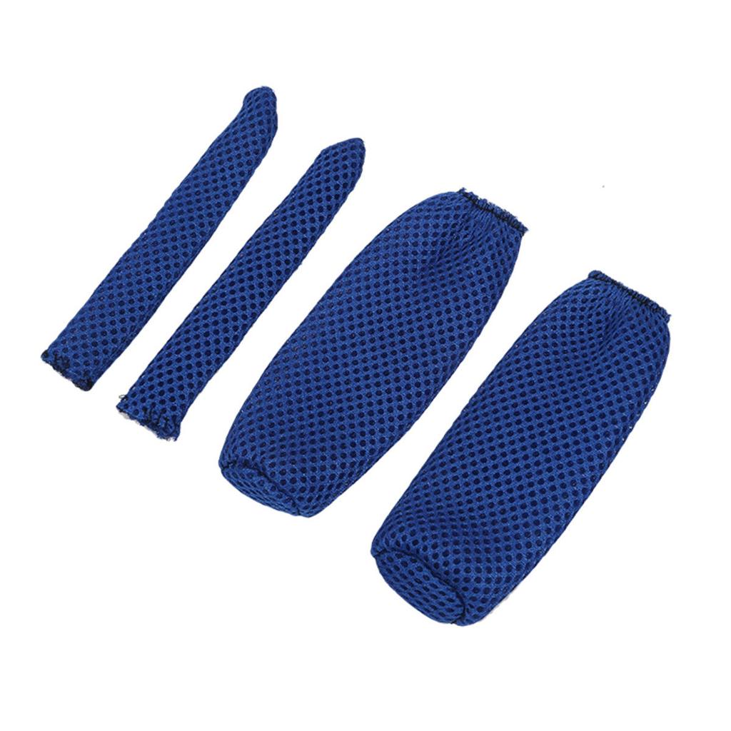 4Pcs/set Motorcycle Handlebar Grip Universal Handle Bar Cover Brake Clutch Lever Summer Ice Silk Breathable Mesh Grips Cover