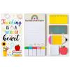 Repositionable Sticky Note Booklet Removable Adhesive Cartoon Memo Notes  For Teachers